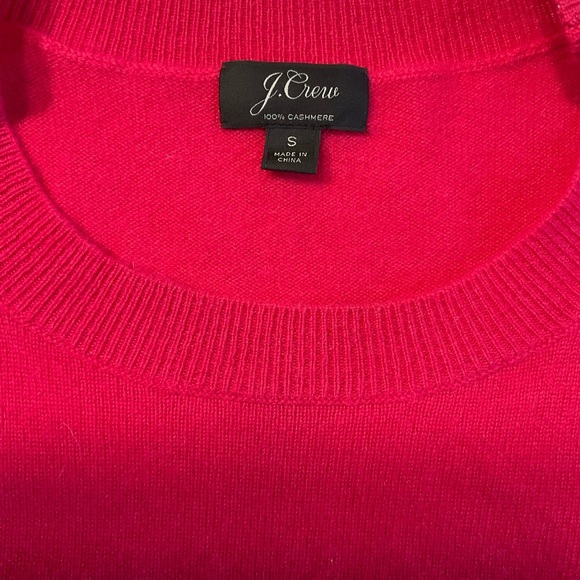 Sweaters - j crew 100% cashmere crew neck sweater coral pink color women size small